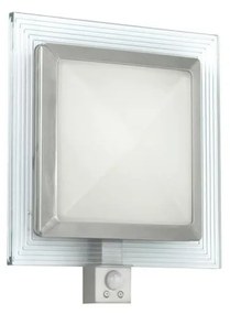EGLO 88163 - Vonkajšie nástenné svietidlo s čidlom PALI 1xE27/15W + 1xLED/1,28W