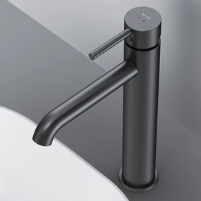 Umývadlová batéria AM.PM Spike FPA92022 vysoká, čierna