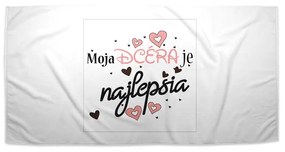 Sablio Uterák Moja dcéra je najlepšia - 50x100 cm