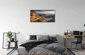 Obraz canvas Mountain Sunrise 140x70 cm