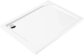 Deante Cubic, akrylátová obdĺžniková sprchová vanička 100x80x4,5 cm, biela, KTK_046B