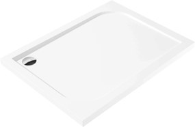 Deante Cubic, akrylátová obdĺžniková sprchová vanička 100x80x4,5 cm, biela, KTK_046B