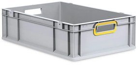 Sada 5 kusov - Eurobox Next Gen 2.0 - Stohovateľná nádoba s otvorenými rukoväťami - Žltá - 600 x 400 x 170 mm