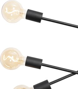 Moderné závesné svietidlo čierne 80 cm 6-svetlo - Sydney