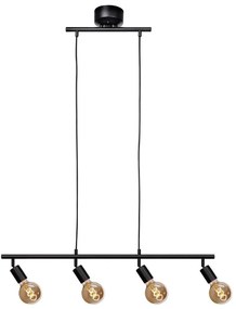 Cottex T1924SV - Závesný luster ARC na lanku 4xE27/60W/230V