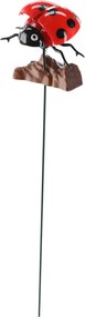 DEKORÁCIA NA VRCH Kvetináča / do záhrady – lienka 10 cm / 50 cm *5344
