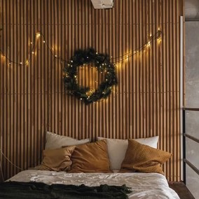 Vianočná reťaz LED 12 m, teplá biela