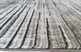Koberec Miami 132 GREY – sivý vzorovaný obdĺžnik pre každú izbu Rozmer: 80x150 cm