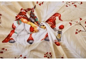 Svetlohnedé obliečky na jednolôžko z mikroplyšu 140x200 cm Goblin – My House