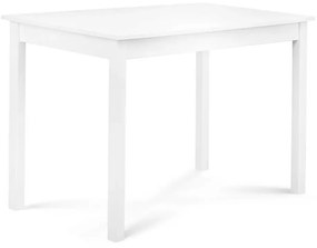Konsimo Sp. z o.o. Sp. k. Jedálenský stôl EVENI 76x60 cm buk/biela KO0069