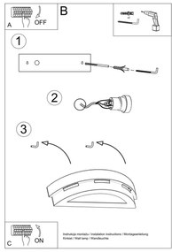 Nástenné svietidlo HELIOS 1xE27/60W/230V biela