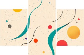Obraz - Minimalistická farebná ilustrácia (90x60 cm)