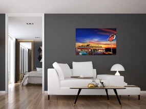 Obraz - Večerný bar (90x60 cm)