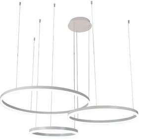 LED Stmievateľný luster na lanku LED/125W/230V 3000-6500K + diaľkové ovládanie