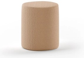 Hnedý detský puf z textílie buklé Forrest – Vipack