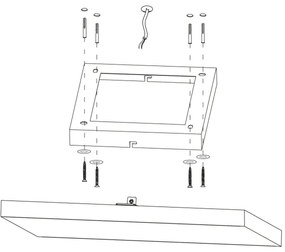 Eglo 900057 - LED RGBW Stmievateľné stropné svietidlo TURCONA-Z LED/16W/230V
