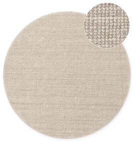 Krémový jutový okrúhly koberec ø 200 cm Bouclé Jaipur – Hanse Home