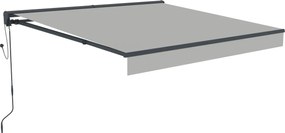 Elektrická markíza BestBerg BBSU-E295LG / 295 × 250 cm / svetlo sivá