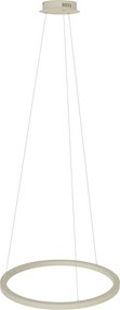 Dizajnové závesné svietidlo béžové 60 cm vrátane LED s 3-stupňovým stmievaním - Girello