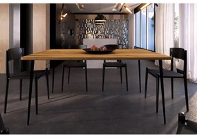 Jedálenský stôl z dubového dreva 200x90 cm Kula - The Beds