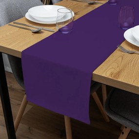 Biante Dekoračný behúň na stôl Rongo RG-082 Tmavo fialový 20x140 cm