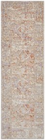 Nouristan - Hanse Home koberce AKCIA: 80x200 cm Behúň Cairo 105587 Port Said Cream Red – na von aj na doma - 80x200 cm