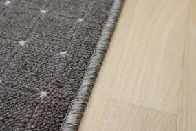 Condor Carpets Behúň na mieru Udinesa hnedý - šíre 60 cm