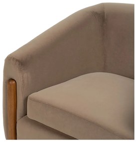 Svetlohnedé kreslo – Ixia