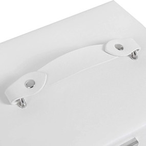 Šperkovnica Livia1, 12x17,5x13,5 cm, biela