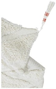 Biely prateľný ručne tkaný vlnený koberec 170x240 cm Enkang Ivory – Lorena Canals