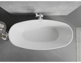 Mexen Lira, voľne stojaca vaňa, vzor, 170 x 80 cm, biela-čierna, przelew biały- 52831708075-20