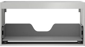 Mexen Box-A, závesná skrinka 90 cm, 1 zásuvka, sivá matná, 91AX0-0900-470-1-62