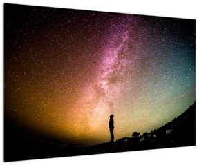 Obraz - obloha plná hviezd (90x60 cm)