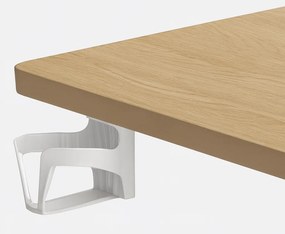 Herný stôl BR04 svetlohnedý s bielym rámom 140 cm