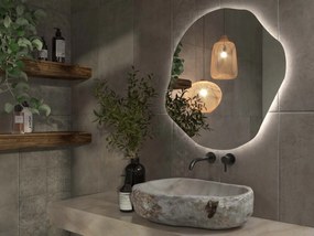 Organické LED zrkadlo s osvetlením A35 90×92