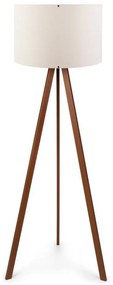 Stojacia lampa AYD 1xE27/60W/230V béžová/hnedá