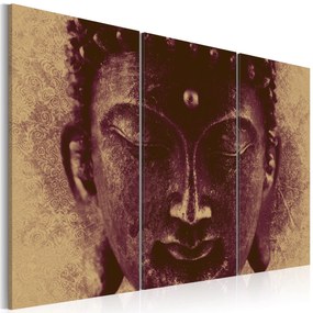 Artgeist Obraz - Buddha - face Veľkosť: 60x40, Verzia: Premium Print