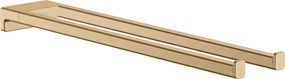 Hansgrohe AddStoris, držiak na uterák dvojramenný, kartáčovaný bronz, HAN-41770140