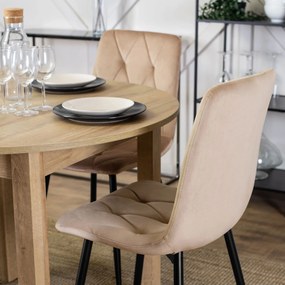 PROXIMA.store - Čalúnená jedálenská stolička ROBIN FARBA: zelená