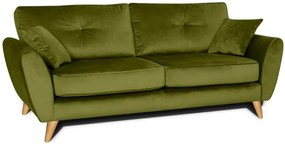 Pohovka ISLA 3P, zelená (velvet - GREEN)