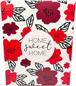 Domopak Úložný box s vekom a držadlami Kvety