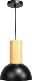 Toolight Toolight, závesné svietidlo 1xE14 APP1083-1CP, čierna-hnedá, OSW-08893