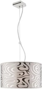 RUEL Závesné moderné osvetlenie na lanku SOMBEO, 1xE27, 60W, biele