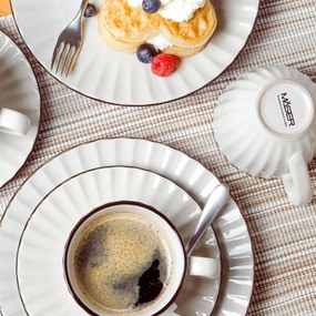 Mäser Súprava šálok 4 ks OSITA - 200 ml, krémová