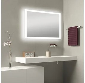 Zrkadlo do kúpeľne LED strieborné Venus 2.0 80x60