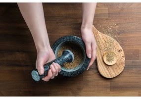 Cole&Mason - Granitový mažiar s tĺčikom GRANITE pr. 18 cm žula/čierna