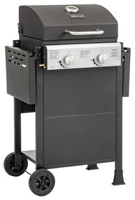 Záhradný plynový gril Baster G2 - čierna / chróm