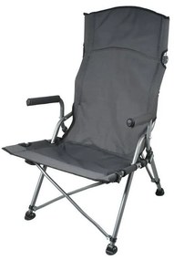 Skladacia kempingová stolička šedá