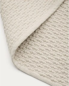 Krémový ručne tkaný koberec s prímesou bavlny 160x230 cm Mascarell – Kave Home