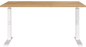 Pracovný stôl s nastaviteľnou výškou s doskou v dekore duba 80x140 cm Downey – Germania